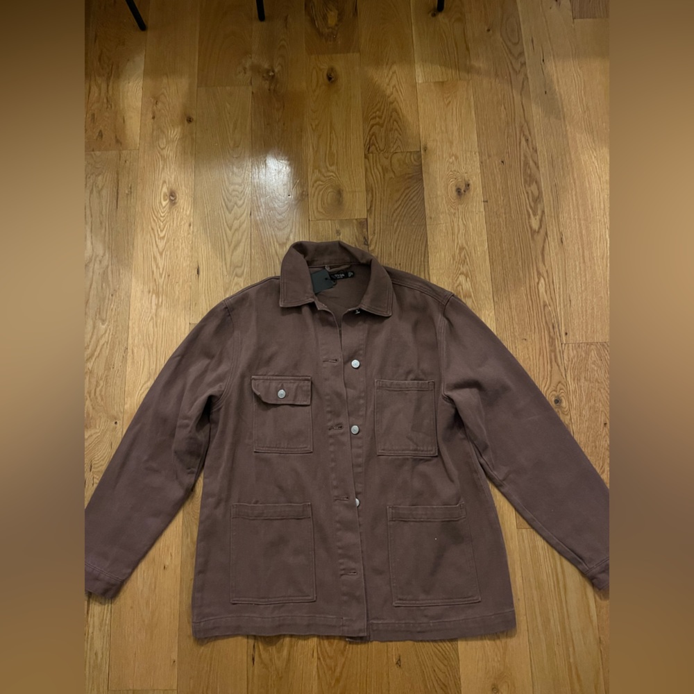 Brown denim nasty gal jacket